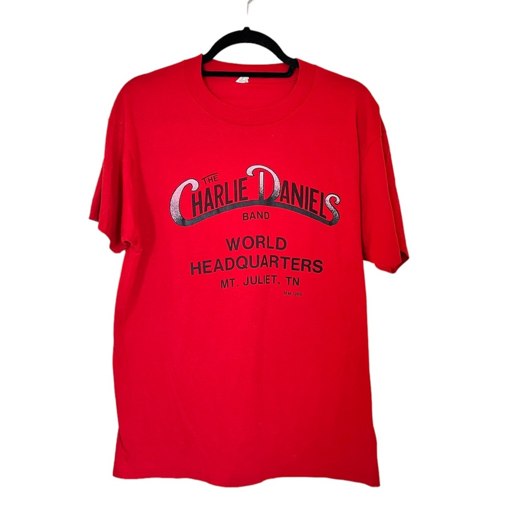 Vintage Charlie Daniels single stitch tee shirt